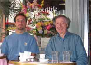 Gordon and Arthur at the Café Schober